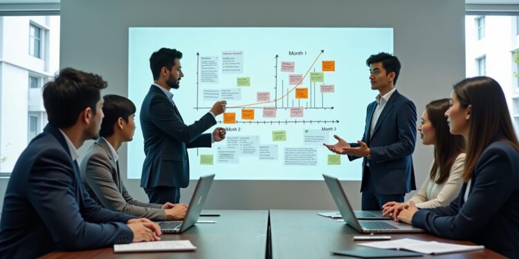create a 90 day business growth plan