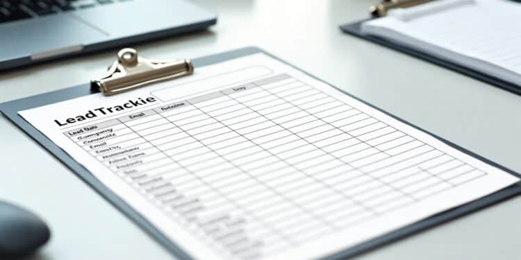 lead tracking sheet template